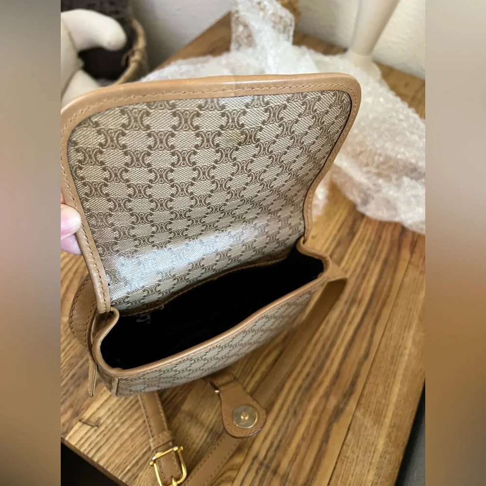 Celine Triomphe Macadam Mini Crossbody Bag - Picture 10 of 15